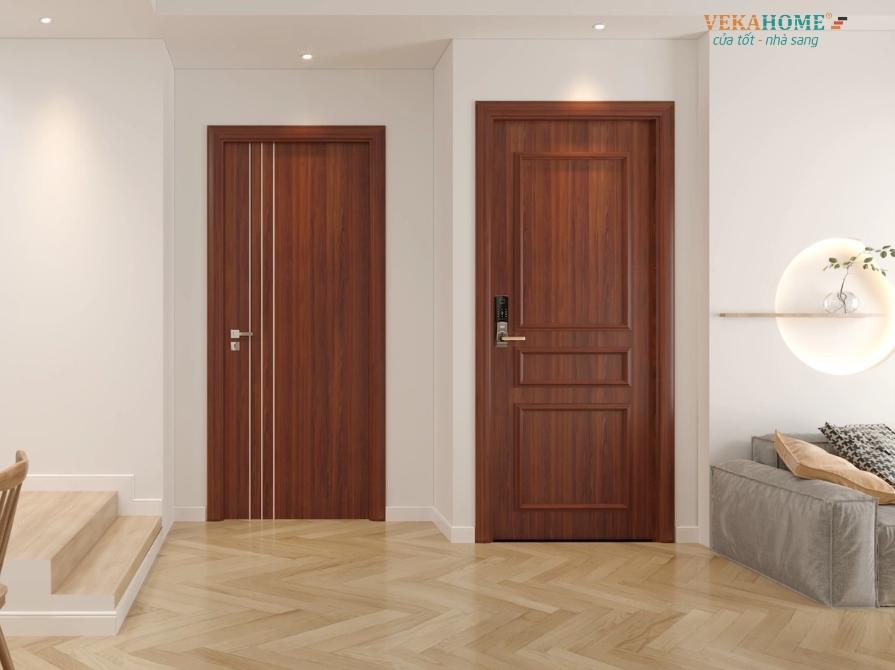 Mẫu cửa nhựa gỗ phổ biến hiện nay