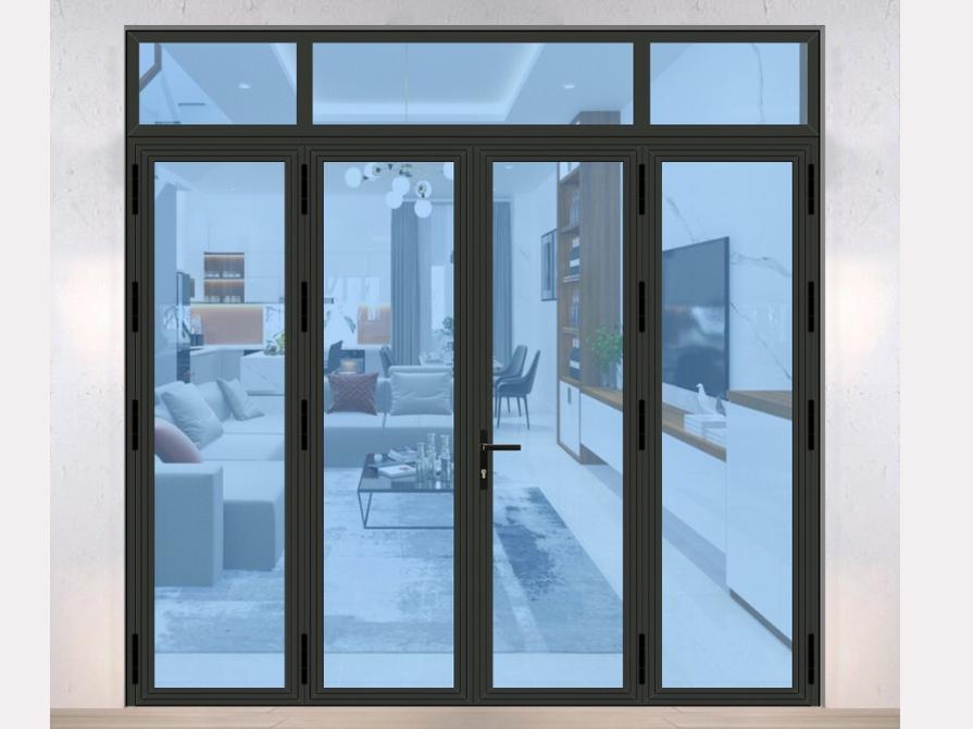 Hình ảnh cửa đi 4 cánh chống trộm