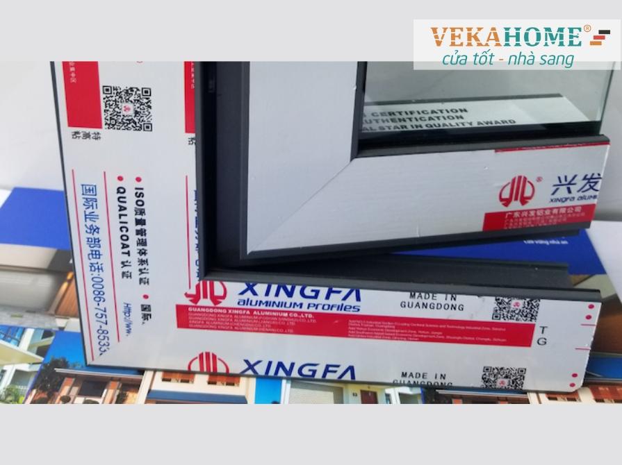 Hình ảnh nhôm Xingfa