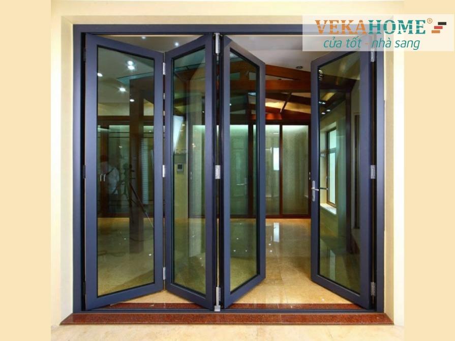 Mẫu cửa xếp trượt đẹp