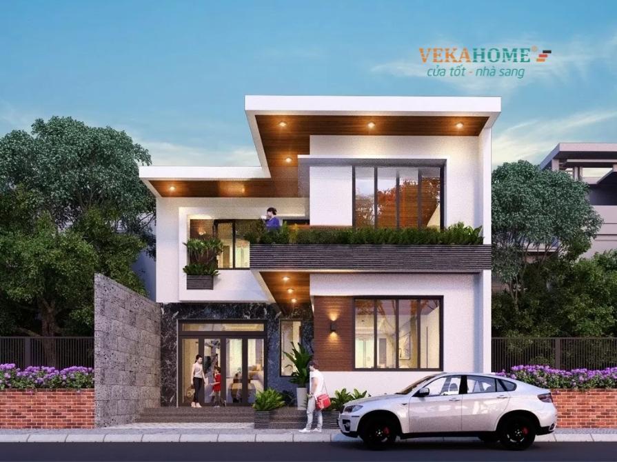 Gợi ý mẫu nhà 2 tầng đẹp ở nông thôn cho bạn
