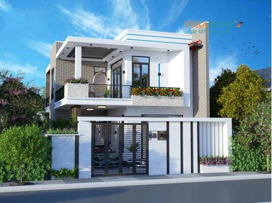 Gợi ý mẫu nhà 2 tầng đẹp ở nông thôn cho bạn