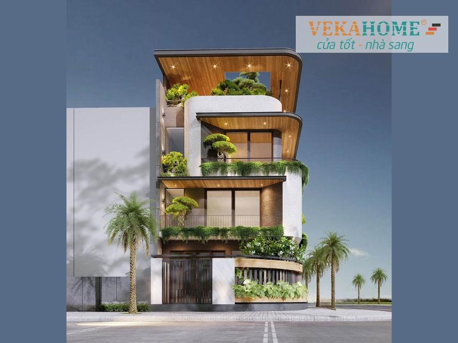 Mẫu nhà ống 2 tầng đẹp