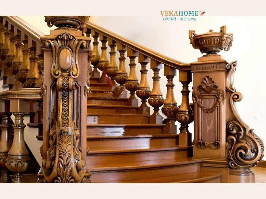 Mẫu lan can gỗ đẹp đang được ưa chuộng