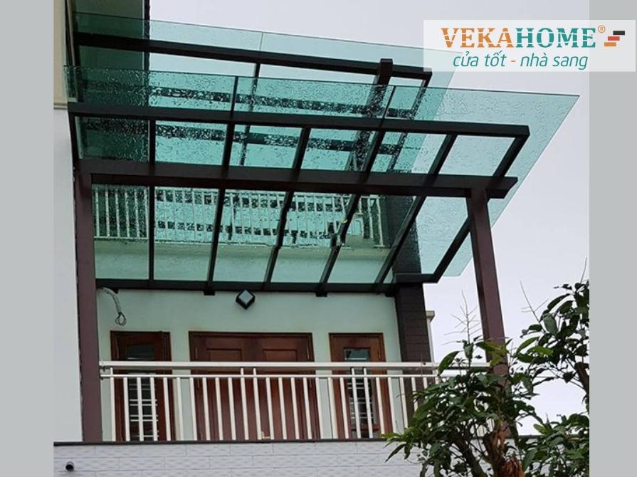 Hình ảnh mái kính cường lực đẹp